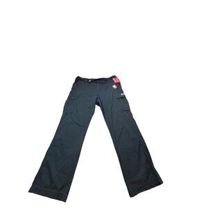 Unionbay Mens 44X32 True Navy Cotton Survivor Cargo Pants Baggy Belt Included